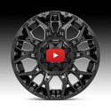 Fuel Twitch D772 Blackout Custom Truck Wheels 5